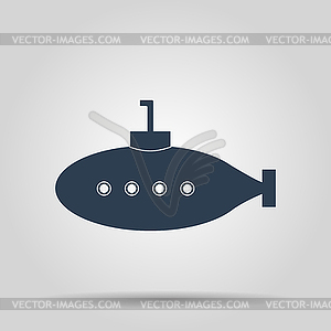 Submarine icon - vector clipart