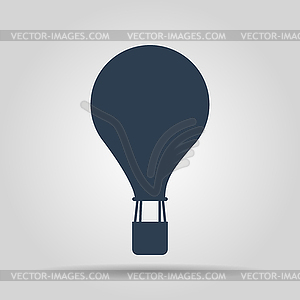 Hot air balloon icon - vector EPS clipart