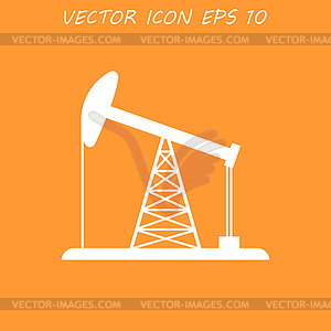 Oil Rig Icon - vector clip art