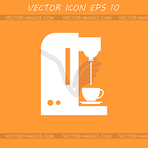 Coffee maker icon - vector image