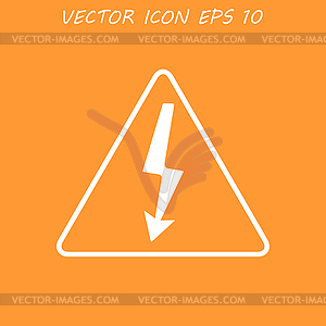High voltage - - color vector clipart