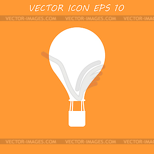 Hot air balloon icon - vector clipart