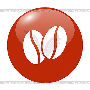 Coffee bean - vector image