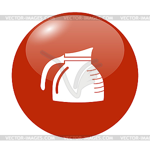 Kettle icon - royalty-free vector image