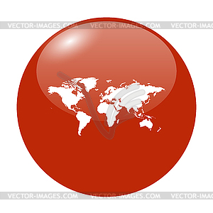 World Map - vector clipart