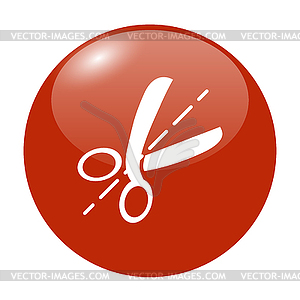 Scissors icon - vector clipart