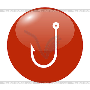 Hook icon - vector clip art