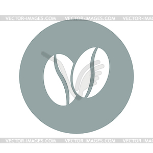 Coffee bean - vector clipart