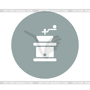 Coffee grinder icon - vector image