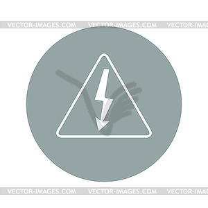 High voltage - - vector clip art