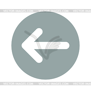 Icon arrow - vector clipart