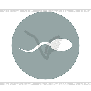 Sperm icon - vector EPS clipart