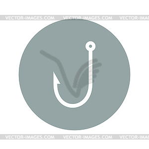 Hook icon - vector image