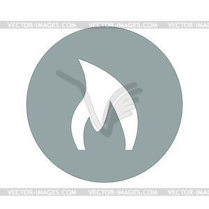 Fire icon - vector clipart