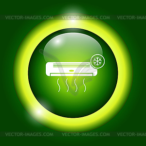 Air conditioner icon - vector clipart