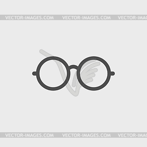 Glasses icon - vector EPS clipart