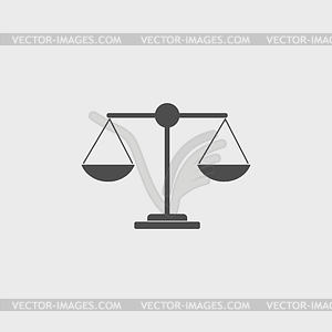 Scale icon - - royalty-free vector clipart