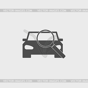 Car service icon - vector clipart