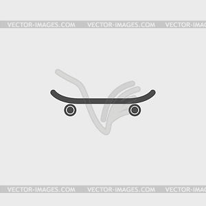 Icon of skateboard - vector image
