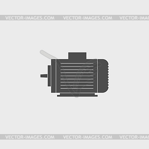 Electric motor icon - vector image