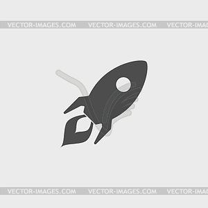 Rocket icon - vector clipart