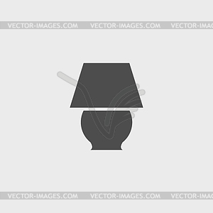 Lamp icon - vector clip art