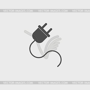 Plugs icon - vector image