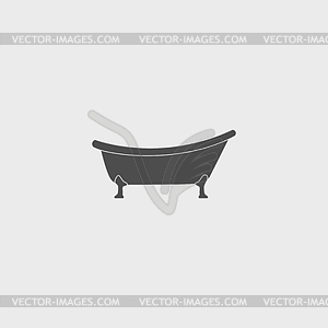 Bathtub Icon - vector clip art