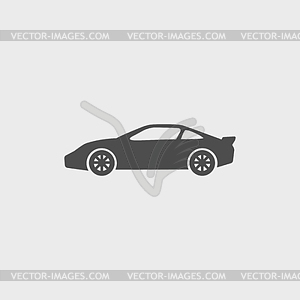 Car icon. Flat design style - vector image