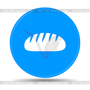 Bread icon. Design style eps 10 - vector image