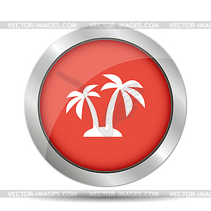 Palm icon. Eps 10 - vector EPS clipart