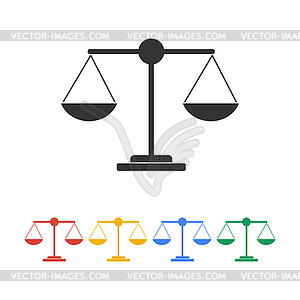 Scale icon - - vector image