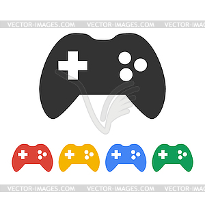 Game controller icon - vector image
