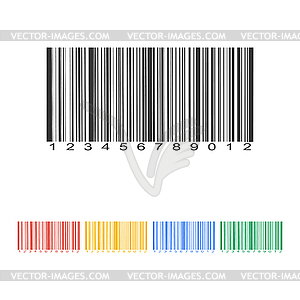 Barcode icon, - vector image