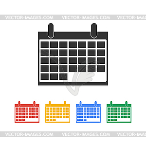 Calendar - icon - vector image