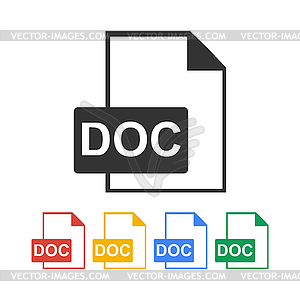 File document icon - vector clipart