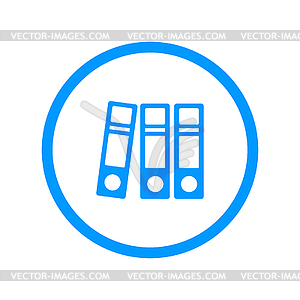 Folder icon - royalty-free vector image