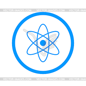 Abstract physics science model icon,  - vector clipart