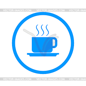 Coffe . Flat design style - vector clipart