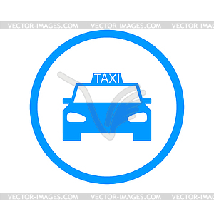 Taxi icon - vector image