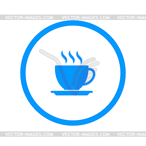 Coffee cup icon , - color vector clipart