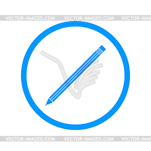 Pencil icon - vector image