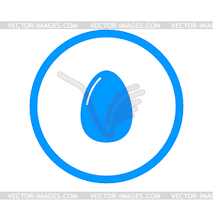 Egg Icon - vector clipart / vector image