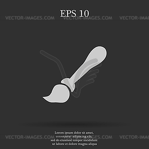 Paint brush icon - vector clip art