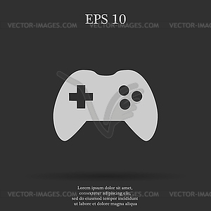 Game controller icon - vector image