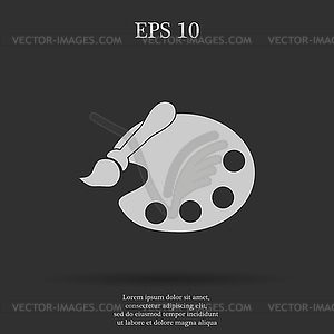 Brush Icon  - vector clip art