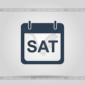 Days of week. Modern design flat style icon - vector clipart