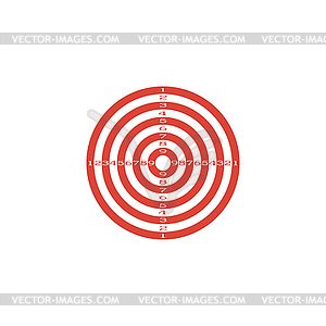 Target icon - vector clip art