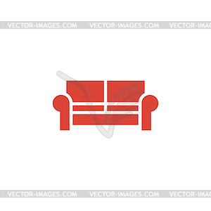 Sofa Icons. Modern design flat style icon - vector clipart