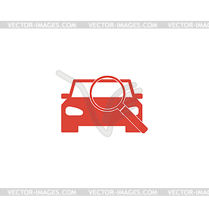 Car service icon - vector clipart